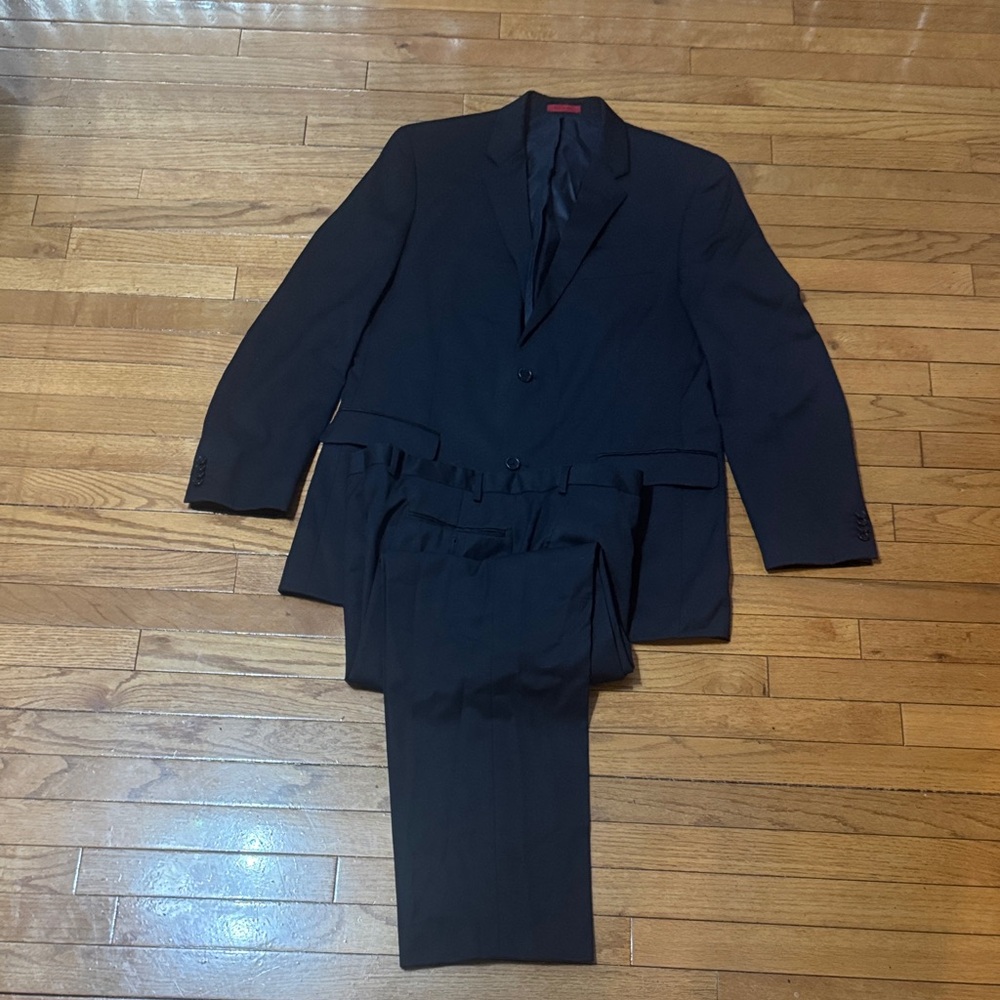 Alfani Slim Fit Men's Classic Black Suit Jacket & Trousers